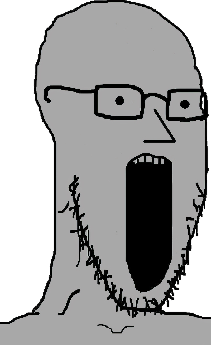 Soyjak Jaw Drop